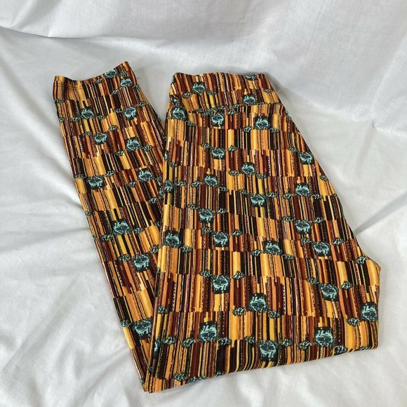 LuLaRoe Leggings Plus Size Frankenstein Monster - Picture 2 of 7